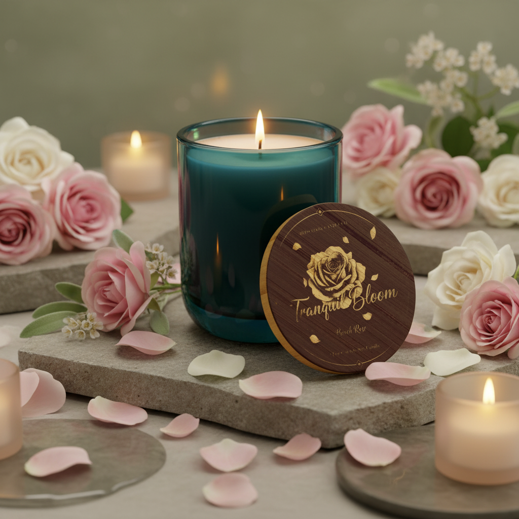 Tranquil Bloom — Luxury Soy Candle